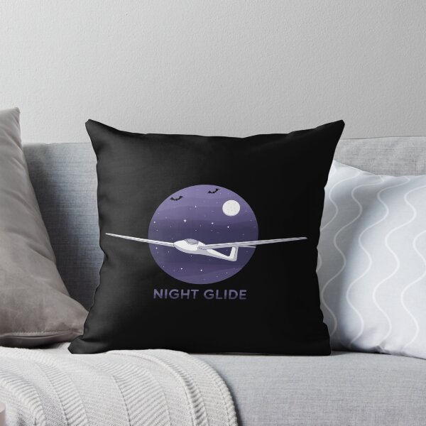 Item preview, Night Glide Halloween Glider Plane Pilot Sailplane aerial floating soaring designed and sold by These_Prints.