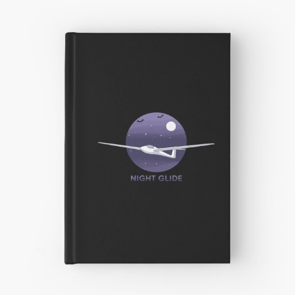 Item preview, Night Glide Halloween Glider Plane Pilot Sailplane aerial floating soaring designed and sold by These_Prints.