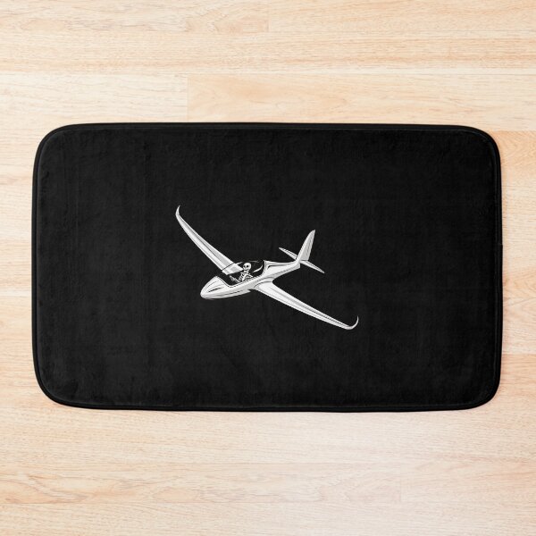 Item preview, Skeleton Pilot Halloween Glider Plane Pilot Sailplane aerial floating soaring designed and sold by These_Prints.