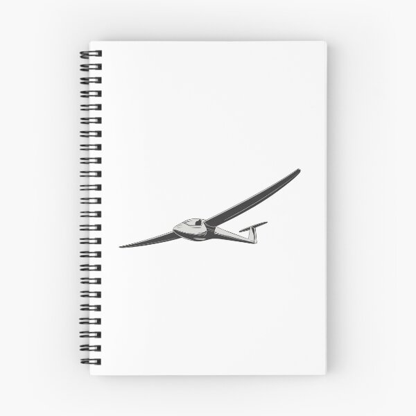 Item preview, Glider Plane Pilot Sailplane Biplane aerial floating soaring designed and sold by These_Prints.