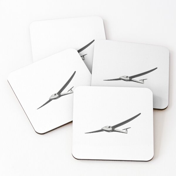 Item preview, Glider Plane Pilot Sailplane Biplane aerial floating soaring designed and sold by These_Prints.