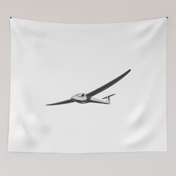 Item preview, Glider Plane Pilot Sailplane Biplane aerial floating soaring designed and sold by These_Prints.