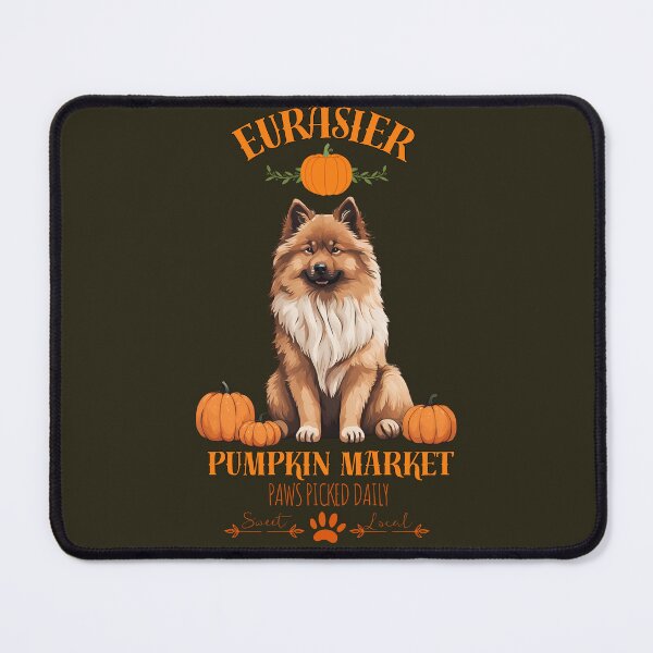 Item preview, Pumpkin Market:eurasier with Pumpkins and Seasonal Text designed and sold by GoodyPaws.