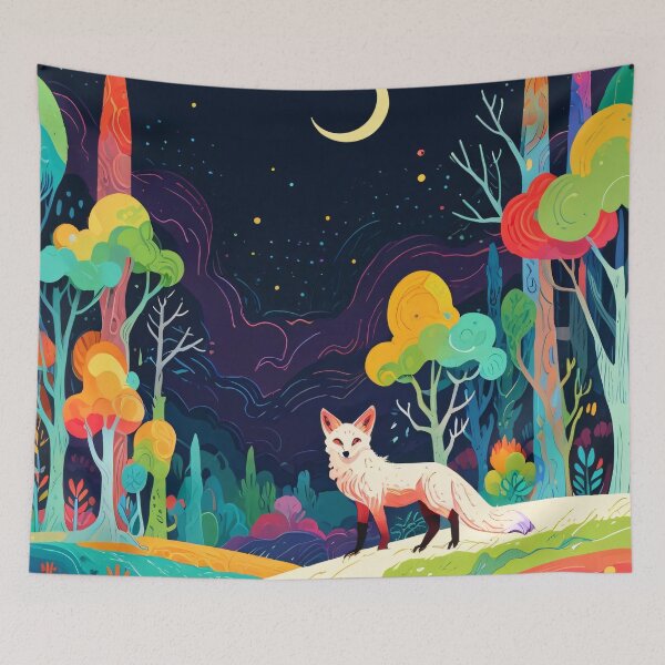 Item preview, Fox in magic land designed and sold by KiraChie.