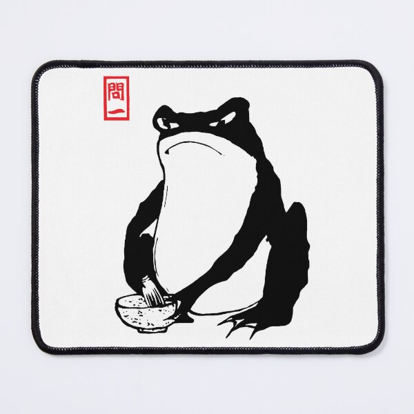 Item preview, Grumpy Matcha Frog designed and sold by winterwinter.