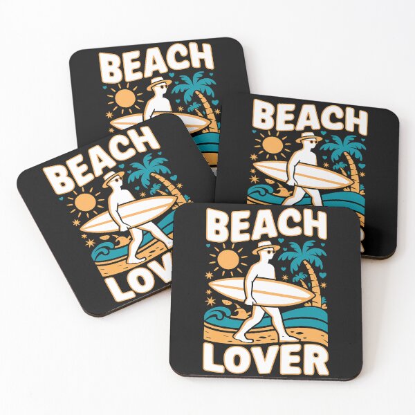 Item preview, Beach Lover designed and sold by Funny Vintage Stickers And T-Shirts.