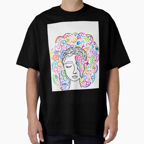 Tote, MaoDona acuarela Doodle Artwork by Maoby Camiseta holgada
