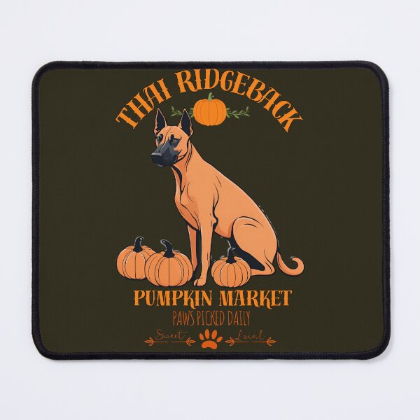Item preview, Copy of Pumpkin Market:thai ridgebac with Pumpkins and Seasonal Text designed and sold by GoodyPaws.