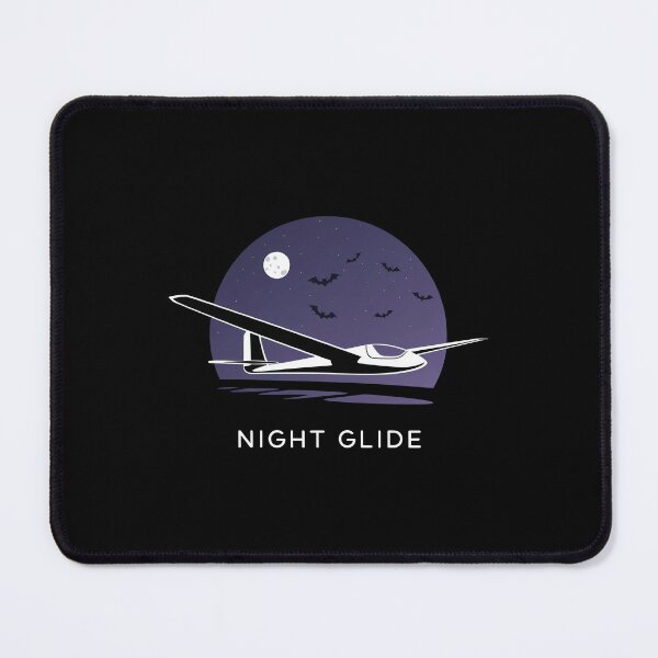 Item preview, Night Glide Halloween Glider Plane Pilot Sailplane aerial floating soaring designed and sold by These_Prints.