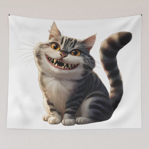 Item preview, Feral cat designed and sold by DotPointLine.