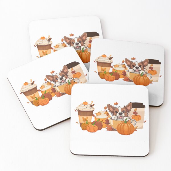 Item preview, Pumpkin Market:corgi dog with Pumpkins and Seasonal Text designed and sold by GoodyPaws.