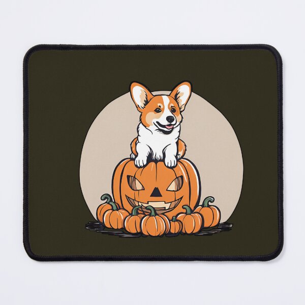Item preview, Pumpkin Market:corgi dog with Pumpkins and Seasonal Text designed and sold by GoodyPaws.