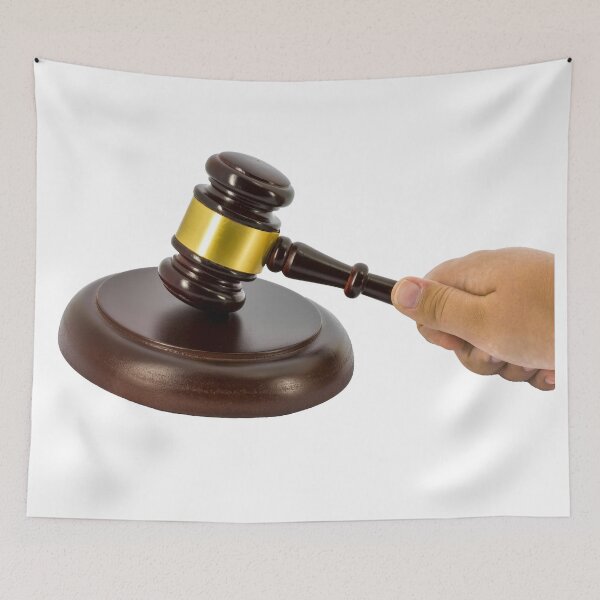 Item preview, Wooden Gavel Representing Justice and Authority designed and sold by urzga.