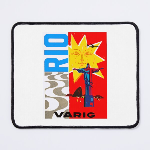 Item preview, Vintage travel poster for Rio Brazil designed and sold by colliophoto.