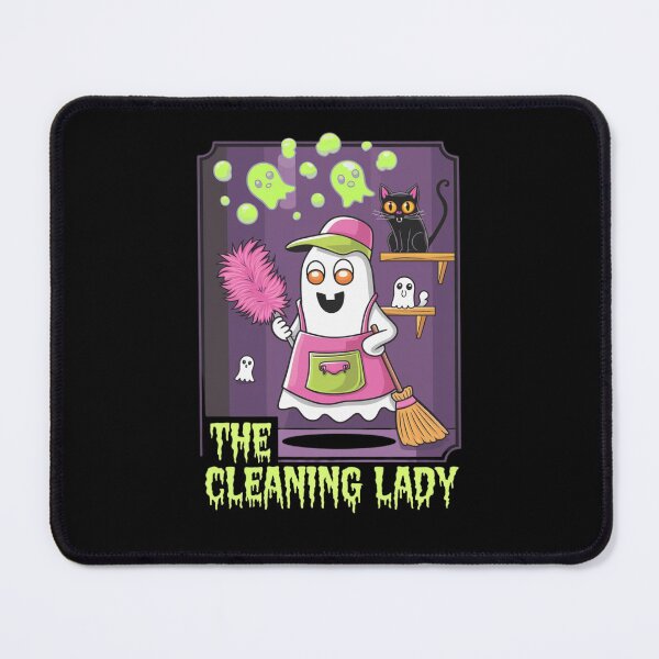 Item preview, The Cleaning Lady - Spooky and Fun Ghost Housekeeper Design | Halloween Humor Art designed and sold by Shopmed01.