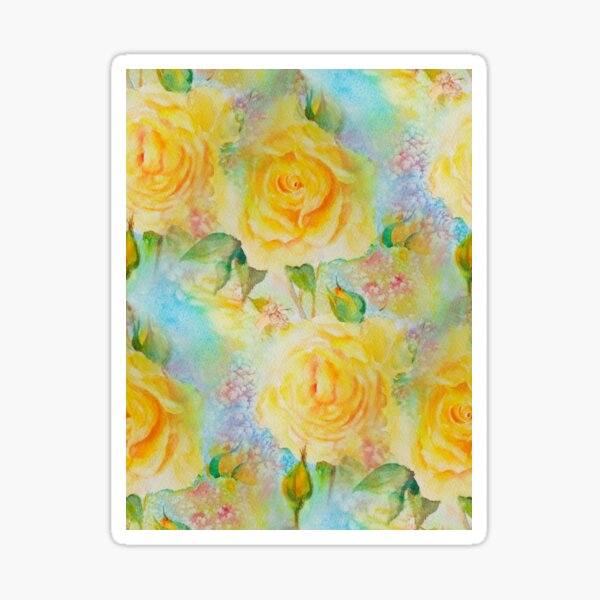 Happy roses Sticker