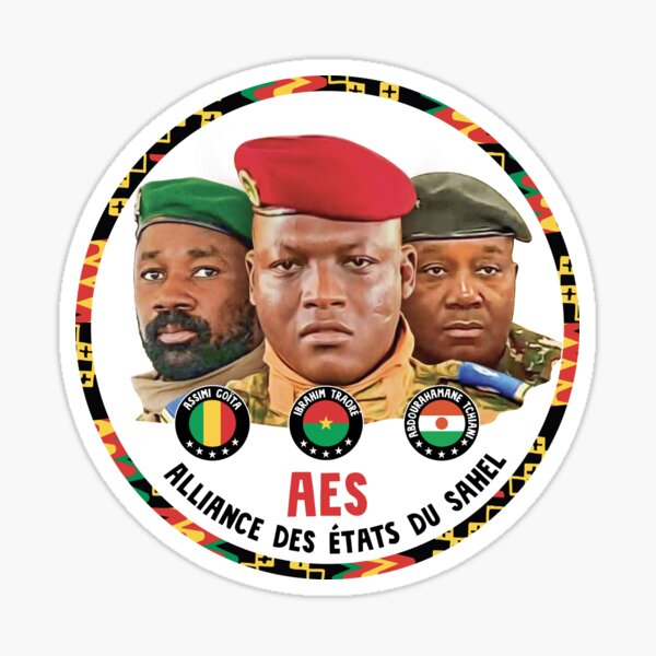 Vista previa del artículo con la obra «África, AES-Alianza de los Estados del Sahel», diseñado y vendido por Wolagno.