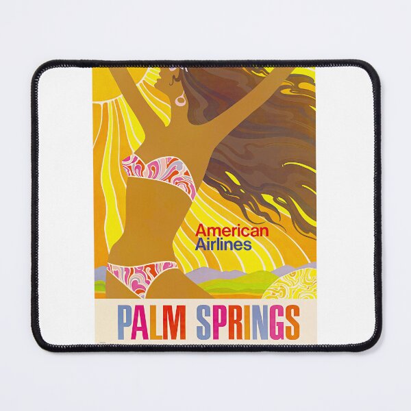 Item preview, Vintage travel poster for Palm Springs designed and sold by colliophoto.