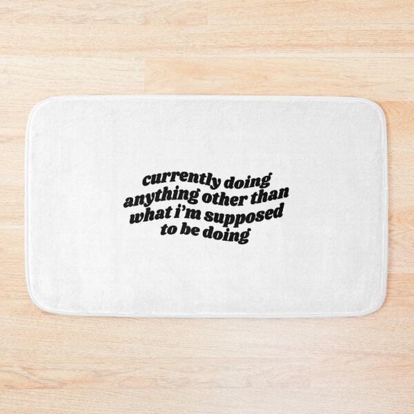 Item preview, Productive procrastination - black quote designed and sold by Cre8iveCat.