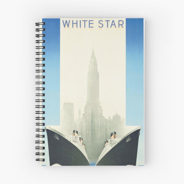 Item preview, Vintage travel poster for Cunard White Star Line designed and sold by colliophoto.