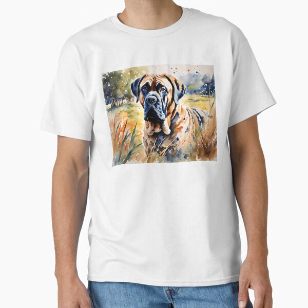 Mastiff Dog Breed Pet Portrait Classic T-Shirt