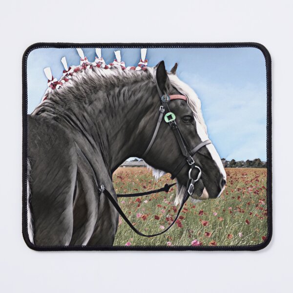 Item preview, CLYDESDALE AND POPPIES, HORSE ART AND PHOTOGRAPHY designed and sold by Barbara Jean Photo Art And Design.
