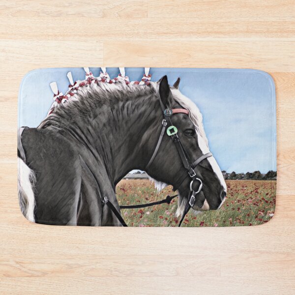 Item preview, CLYDESDALE AND POPPIES, HORSE ART AND PHOTOGRAPHY designed and sold by Barbara Jean Photo Art And Design.