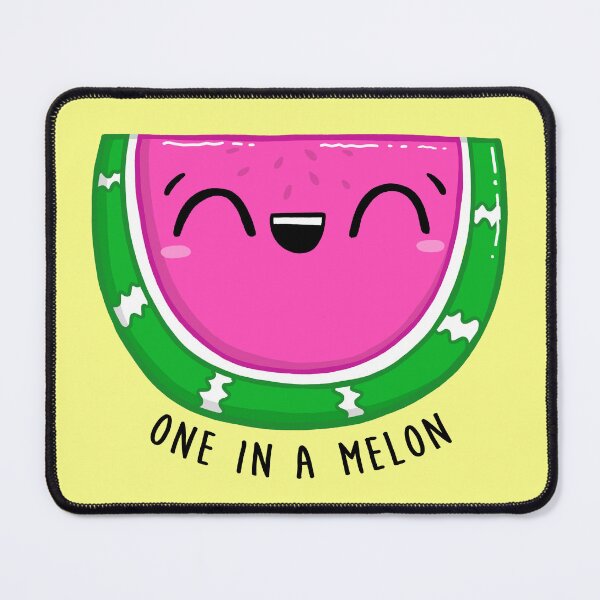 Item preview, One in a Melon - cute kawaii watermelon designed and sold by monkeysoup.