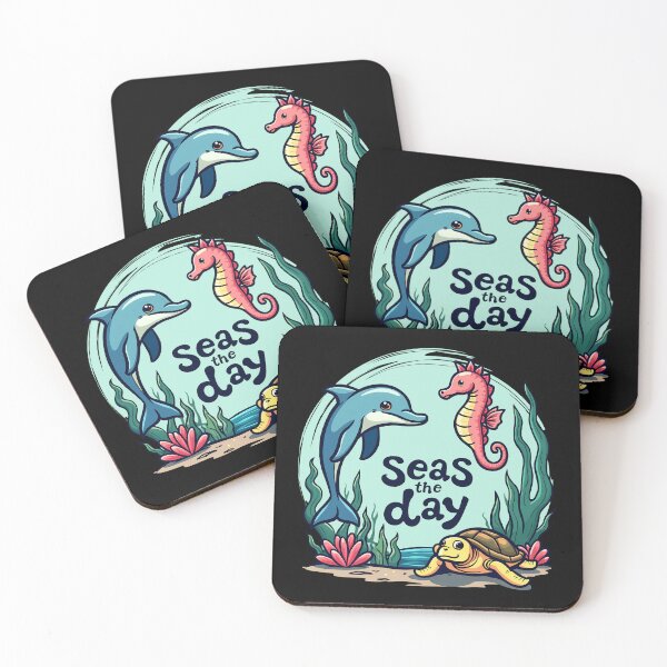 Item preview, Seas the Day, cute funny marine biology designed and sold by TalesOfScience.