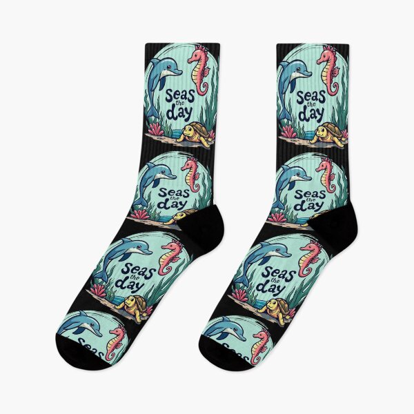 Item preview, Seas the Day, cute funny marine biology designed and sold by TalesOfScience.