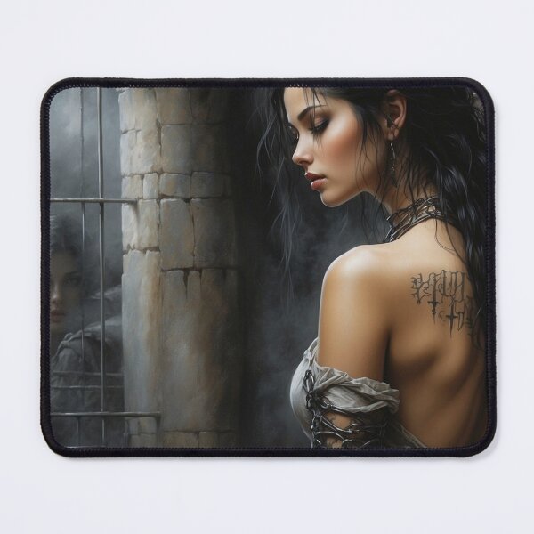 Item preview, Reflections of Solitude: The Enigmatic Woman" designed and sold by photoparadise22.