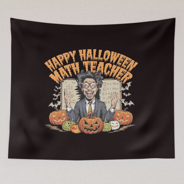 Item preview, Happy Halloween Math Teacher designed and sold by Zyziowsky.