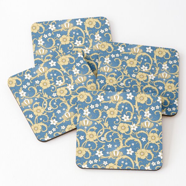 Item preview,  Royal Rococo, Dark blue with dots version designed and sold by Alex  Blud.