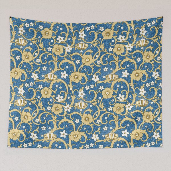 Item preview,  Royal Rococo, Dark blue with dots version designed and sold by Alex  Blud.