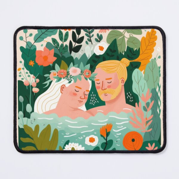 Item preview, Couple takes a bath at the natural spa designed and sold by WintBloom.