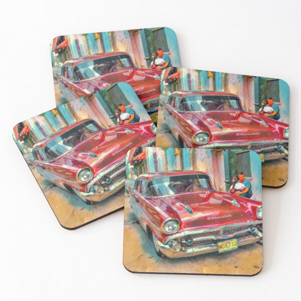 Item preview, Red '57 Chevrolet, Havana, Cuba designed and sold by Deepy1.
