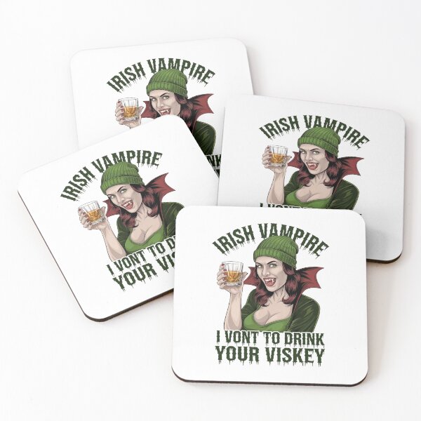 Item preview, Irish Whiskey Halloween Vampire designed and sold by REAL IRISH GIFTS.