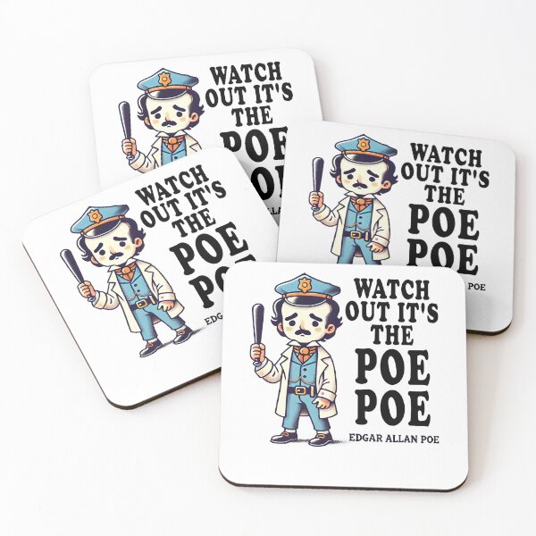 Artikelvorschau, Pass auf, es ist Poe Poe - Lustiger Edgar Allan Poe entworfen und verkauft von Shirt-Face.