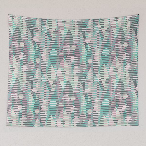 Item preview, Graphic Leaves, Emerald-grey version designed and sold by Alex  Blud.