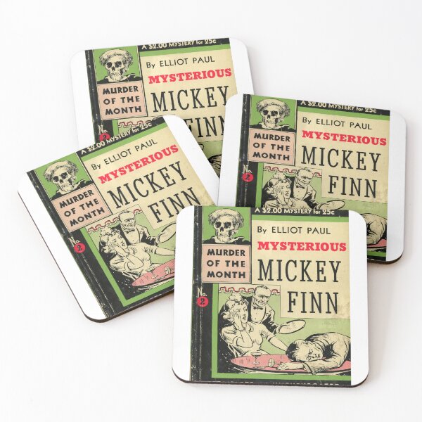 Item preview, Pulp crime novel cover Mysterious Mickey Finn designed and sold by colliophoto.