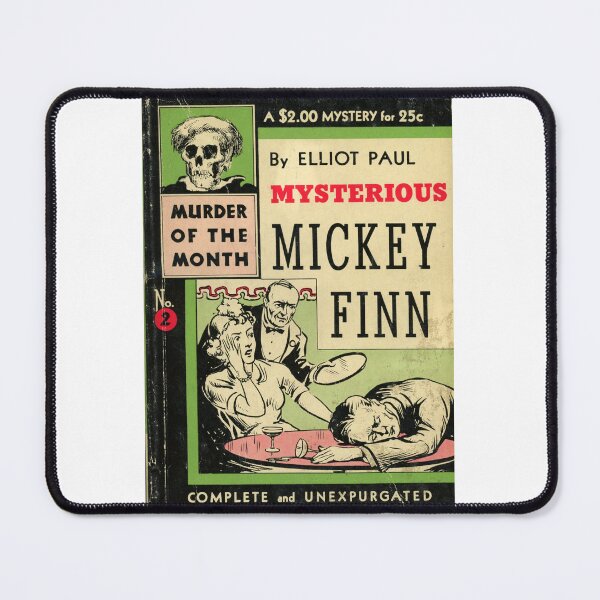 Item preview, Pulp crime novel cover Mysterious Mickey Finn designed and sold by colliophoto.