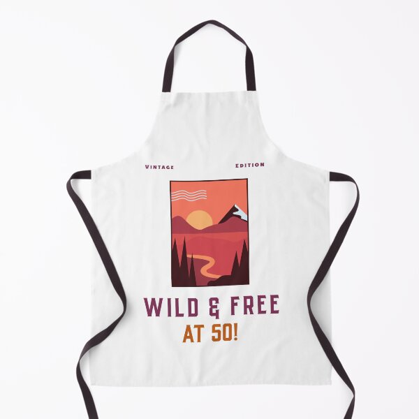 Item preview, Vintage Edition Wild and Free at 50! designed and sold by DoodlesDesign.