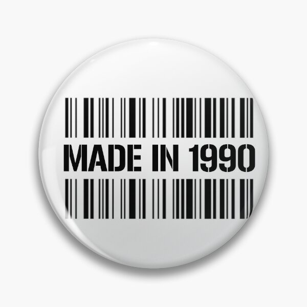 Item preview, Made In 1990 Birthday Gift designed and sold by NumbersFort.