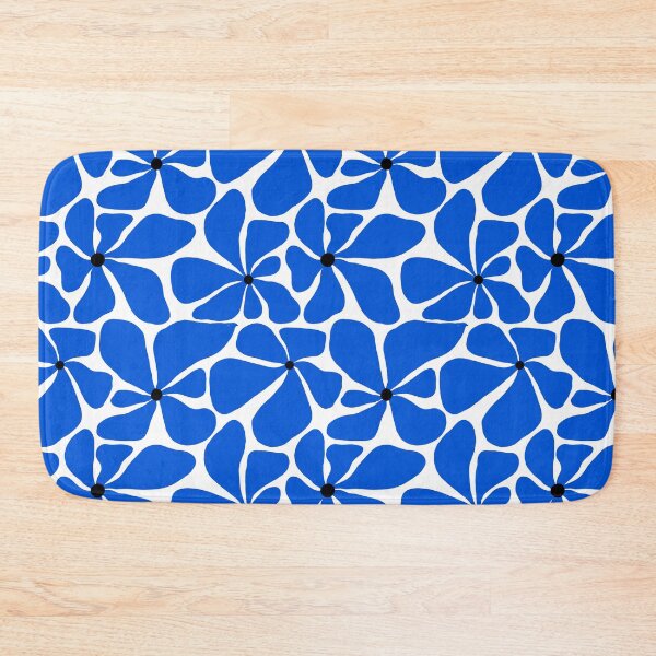 Item preview, Abstract Blue flower contemporary pattern. designed and sold by lifestyletimes.
