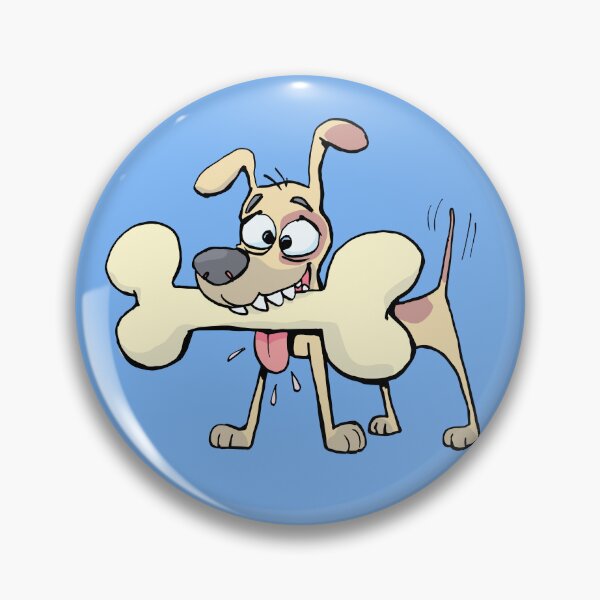 Item preview, small dog carries a huge bone designed and sold by duxpavlic.