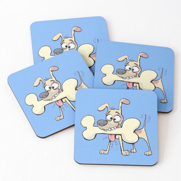 Item preview, small dog carries a huge bone designed and sold by duxpavlic.