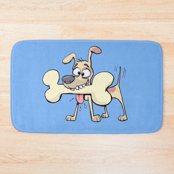 Item preview, small dog carries a huge bone designed and sold by duxpavlic.