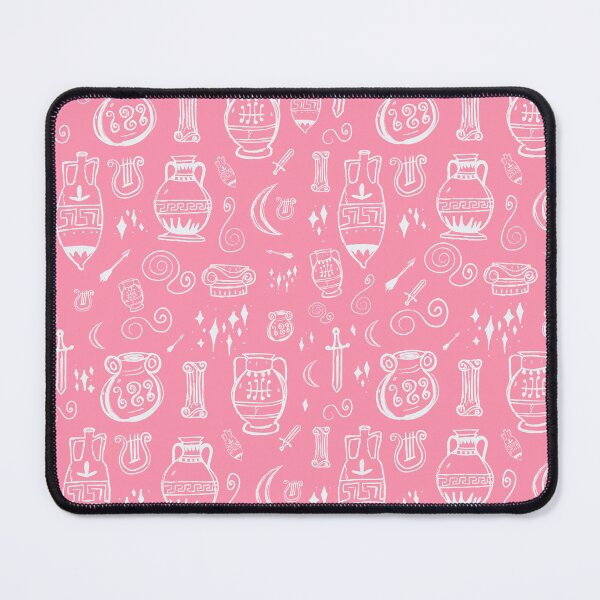 Item preview, Amphora Ancient Greek Doodles Pattern Coral designed and sold by iliketeas.