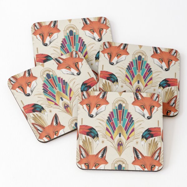 Item preview, Fox deco style designed and sold by IoneShopDesign.