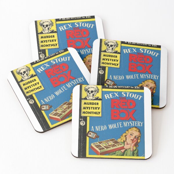 Item preview, Pulp crime novel cover The Red Box designed and sold by colliophoto.